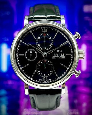 2018 IWC Portofino Chronograph 42mm Box & Papers | Ref IW391008