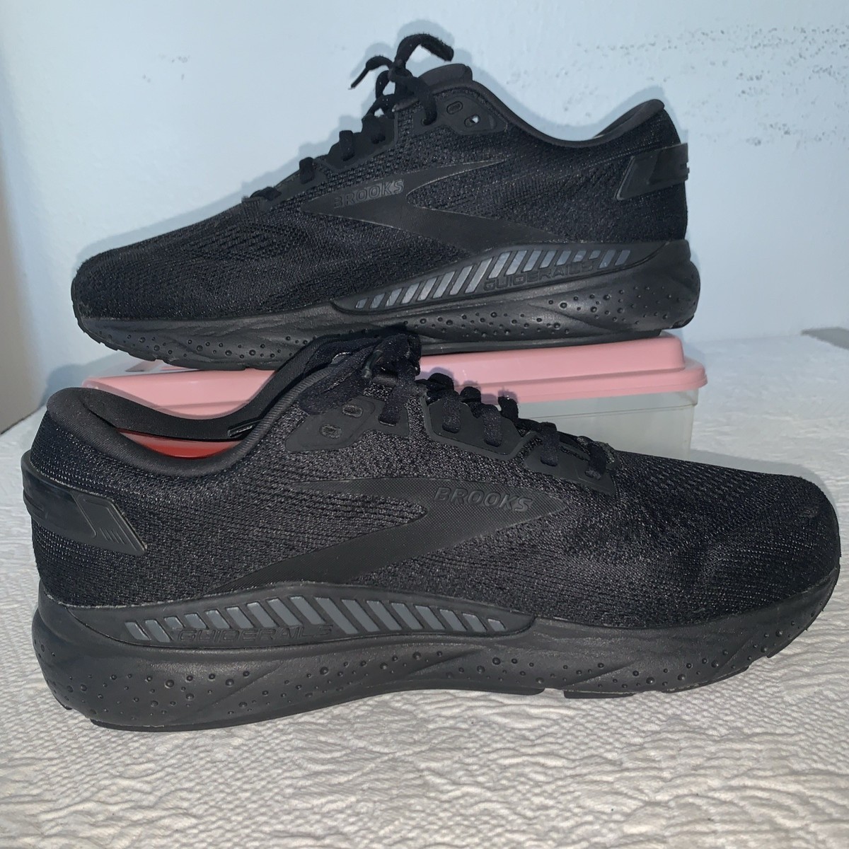 Brooks Beast GTS 24 Shoes Mens Size 12 2E Extra Wide Black 