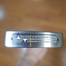SCOTTY CAMERON STUDIO STAINLESS NEWPORT BEACH 34in Putter Repaint RH With H/C
