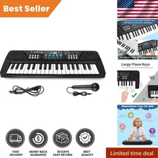 Compact 37-Key Piano Keyboard with Multiple Sounds - Fun Music Toy for 3+
