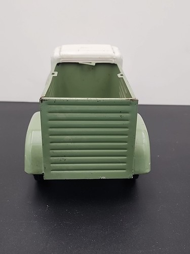 Vintage Buddy L "Buddy L Ranch” Green Horse Hauler Pickup Truck - Picture 5 of 18