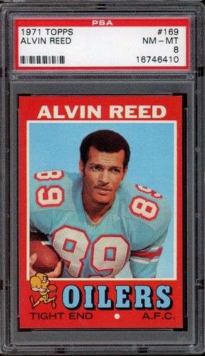 1971 Topps Football #169 Alvin Reed PSA 8 | eBay
