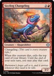 Sizzling Changeling (Foil) #155 Lorwyn Eclipsed