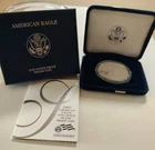 2007 W American Eagle 1 Oz 99.9% Silver Proof Coin West Point Mint W/ Box & COA