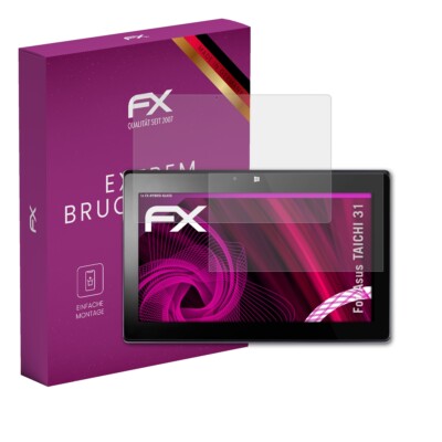 atFoliX Glasfolie für Asus TAICHI 31 Displayfolie 9H Schutzpanzer