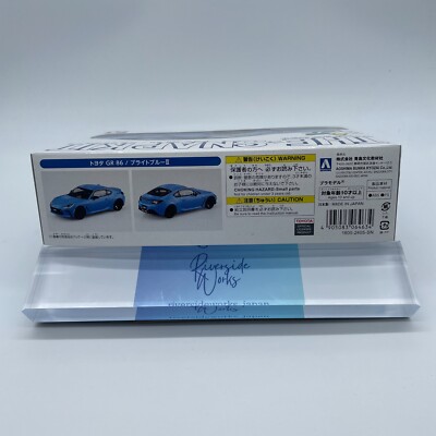 1/32 Aoshima The Snap Kit Series Toyota GR86 Bright Blue Pre