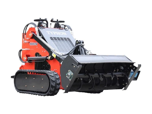 mini skid steer loader attachments Rotary Plow Tiller TYPHON Skid Steer Generic
