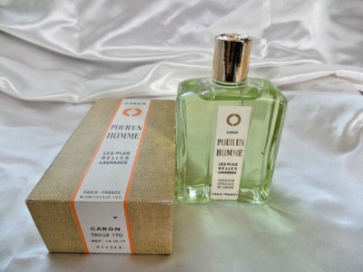 CARON POUR Un HOMME Les Plus Belles Lavandes Vintage EDT 5.75 OZ New Old Stock
