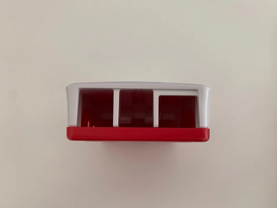 Original Gehäuse für Raspberry Pi 4, rot/weiß - Bild 2 von 4
