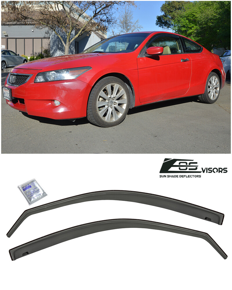 Window Visor For 2008-2012 Honda Accord 8th JDM Wavy Style Rain Guard Window Visor For 2008-2012 Honda Accord 8th JDM Wavy Style Rain Guard