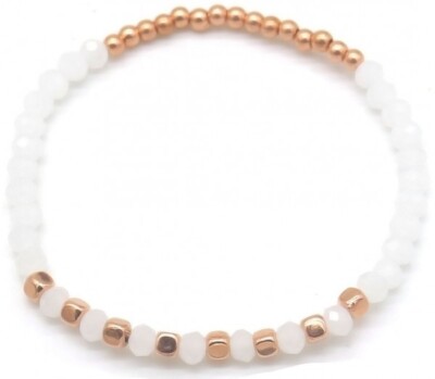 Elegantes Damen Armband Gold Mit Perlen - Charmes Armband Für Hochzeit & Alltag