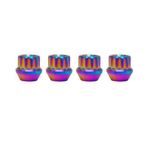 Rison Titanium Lug Nuts Open End Lug Nuts 12 Point GR5 Ti M12 M14 Lug Nut 20PCS - Picture 35 of 79