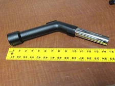 Swivel Hose Handle Chrome/Black - for attaching wand or tool Central Vacuum 