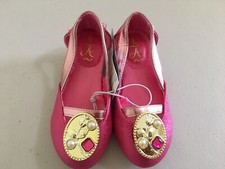 NWT Disney Store Aurora Costume Shoes Girl Princess Sleeping Beauty