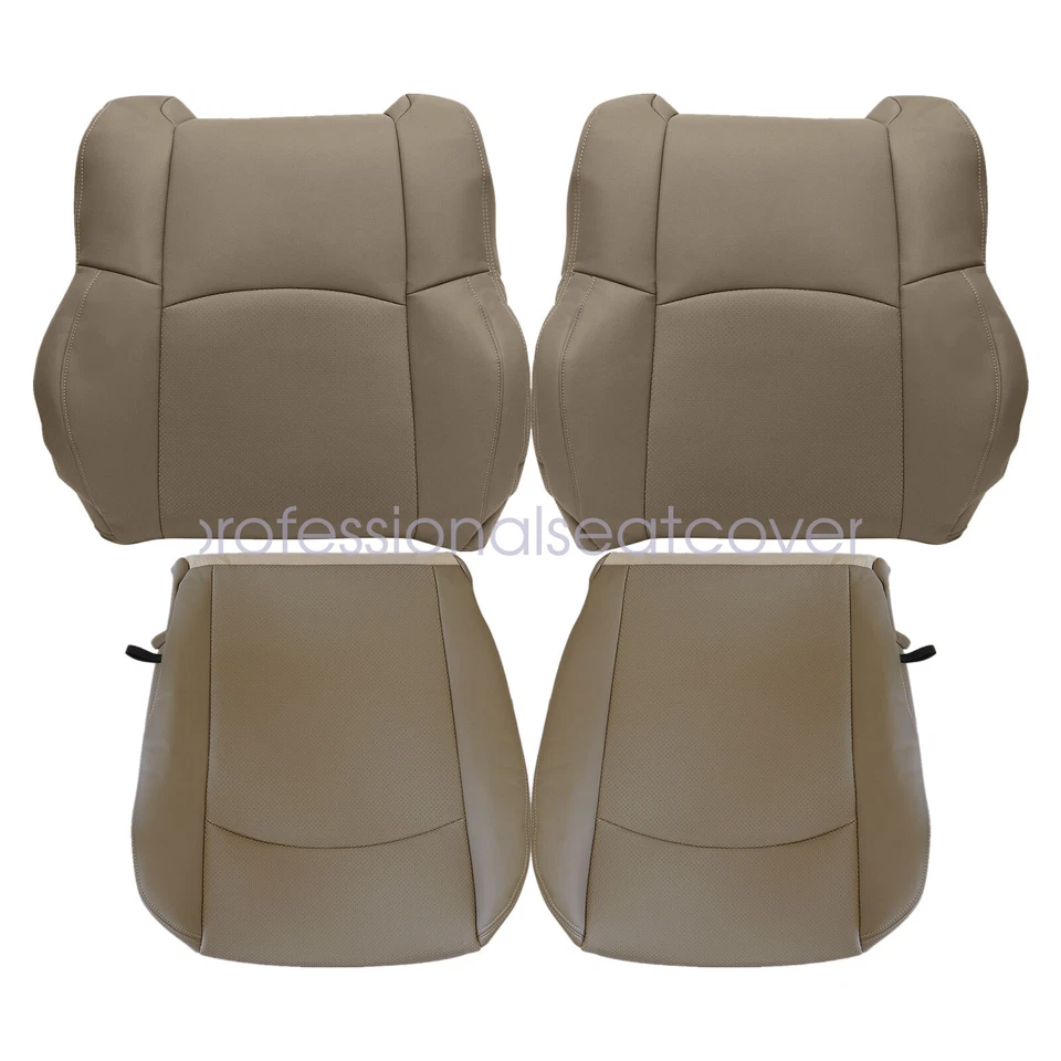 Кожаный чехол на сиденье Dodge Ram 1500 2500 Laramie 2013 2014 2015 2016-2018 годов выпуска желтовато-коричневый - Изображение 3 из 4