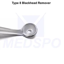 Type 8 Facial Blackhead Whitehead Pimple Remover Extractor Acne Blemish Tools
