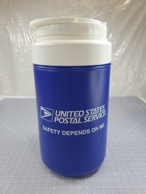 USPS US Post Office insulated Mail Carrier Beverage Container RARE Made In USA