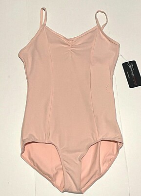 Theatricals Dancewear Leotard Bodysuit Pinch Front Camisole TH5532 Pnk New Women