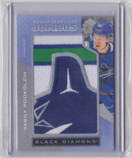 2021-22 UD BLACK DIAMOND ROOKIE TEAM LOGO JUMBO VASILY PODKOLZIN #RTL-VP CANUCKS