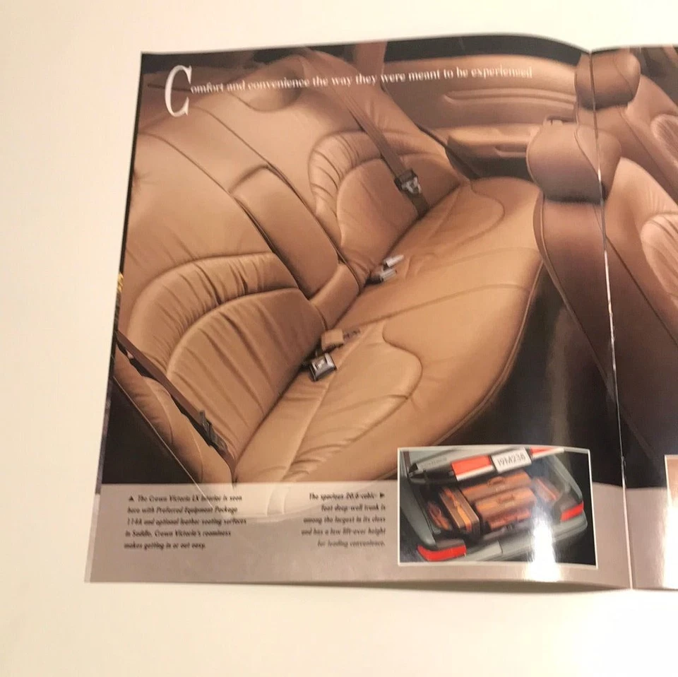 Ford Crown Victoria 1996 folleto de ventas Foto 4 de 4