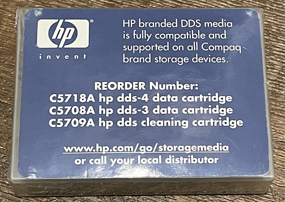 NEW Compaq DDS-4 C5718A 20/40 GB Backup Tape - Image 2 of 2