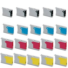 20 cartucce compatibili PER STAMPANTE BROTHER DCP-377CW DCP-197C 