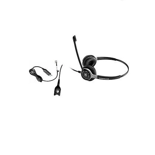 Telefon-Headset Sennheiser SC 660, kabelgebunden, binaural, HD, Ohrpolster, +Ada - Bild 1 von 1