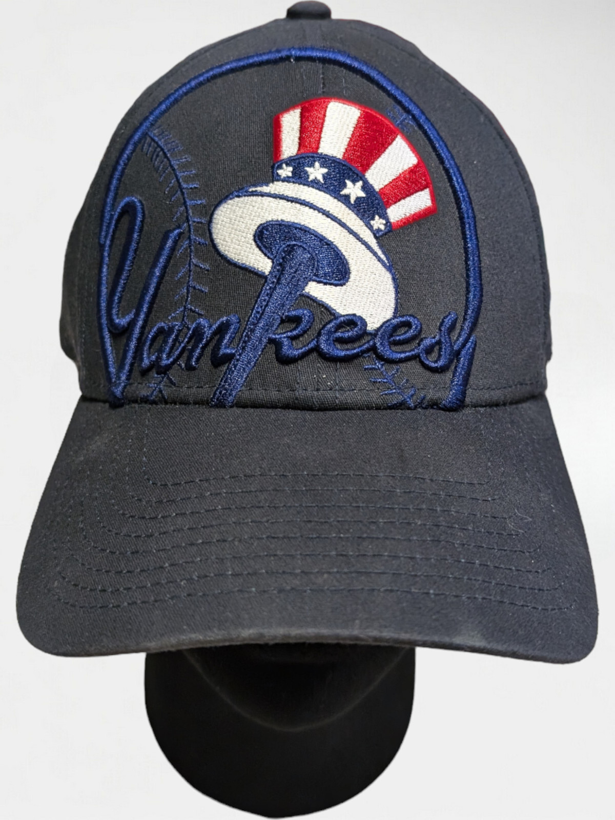 New York Yankees Hat Retro Logo New Era 9FORTY Snapback Adjustable Cap MLB