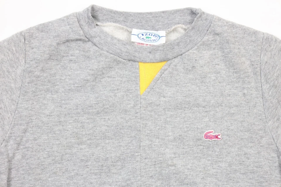 Винтажный 80-х Izod Lacoste девочек маленький состаренный 2 изделия спортивный костюм наряд серый - Изображение 3 из 4