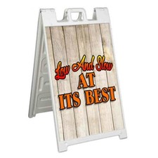 Low And Slow Bbq Signicade 24x36 Aframe Sidewalk Sign Banner Decal Food Ribs Low And Slow Bbq Signicade 24x36 Aframe Sidewalk Sign Banner Decal Food Ribs