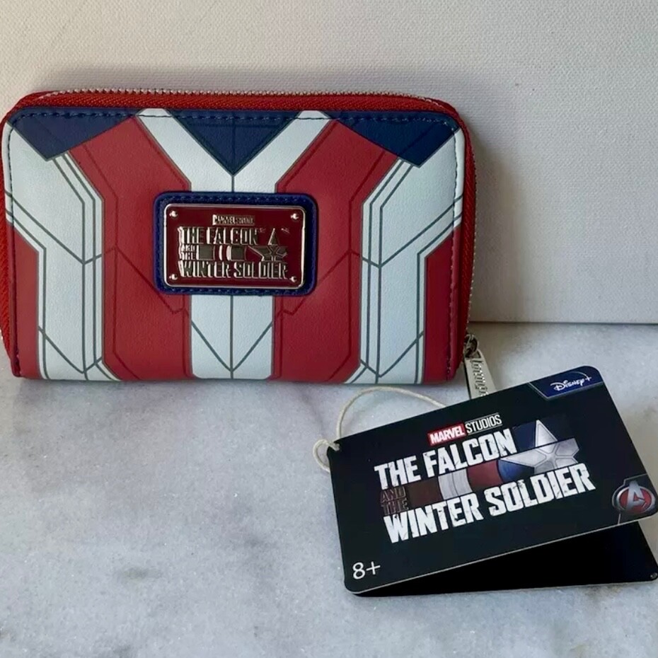 Disney Marvel Loungefly Wallet Captain America Falcon And The
