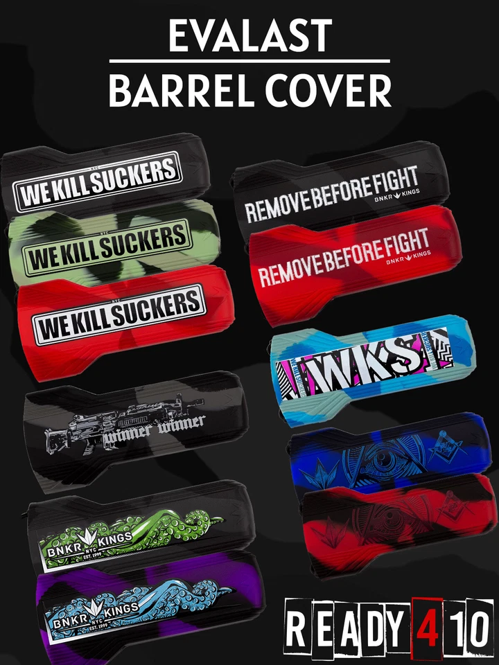 Bunkerkings Evalast Barrel Cover Paintball Laufsocke Laufkondom