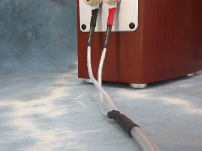 Maze Audio Audiophile 12 GA Speaker Cables Silver Plated Wire Banana/Spade