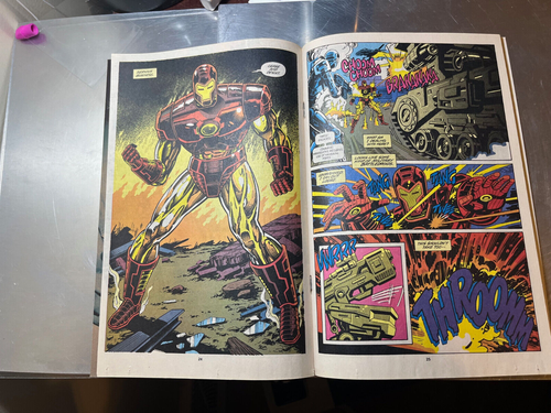 Iron Man #290 (Marvel 1993) 30th Anniversary Issue, Gold Foil Cover - Picture 15 of 15