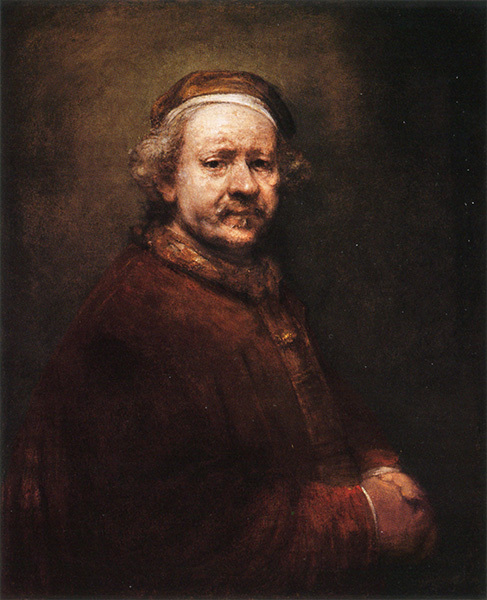 Rembrandt Harmenszoon van Rijn Self Portrait at the age of