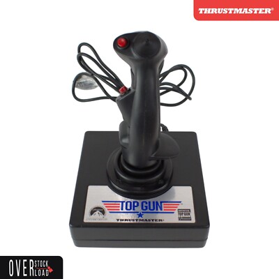 Official Thrustmaster Top Gun Joystick Flight Stick 15 pin connector not tested