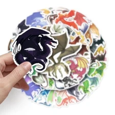 Mythical Dragon Stickers Pack – 50 Unique Fantasy Decals