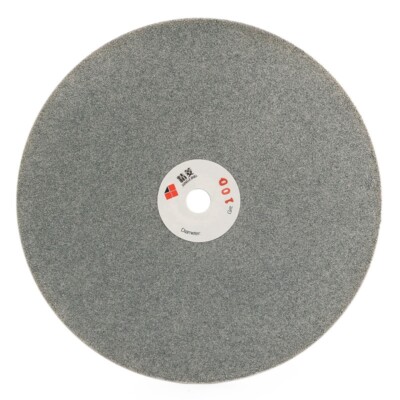 8'' inch Diamond Grinding Disc Grit 100 Abrasive Wheel Flat Lap Disk Stone Tools