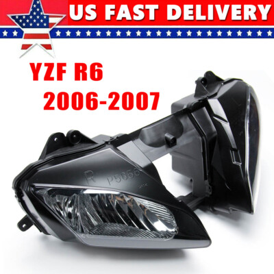 Motorcycle YZF R6 Headlight Head Lamp Front Assembly for Yamaha