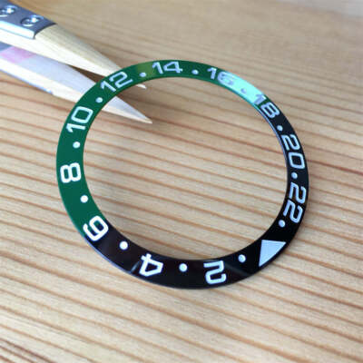 126720 Black Green Ceramic Bezel for Rolex GMT-Master II Right Hand Watch