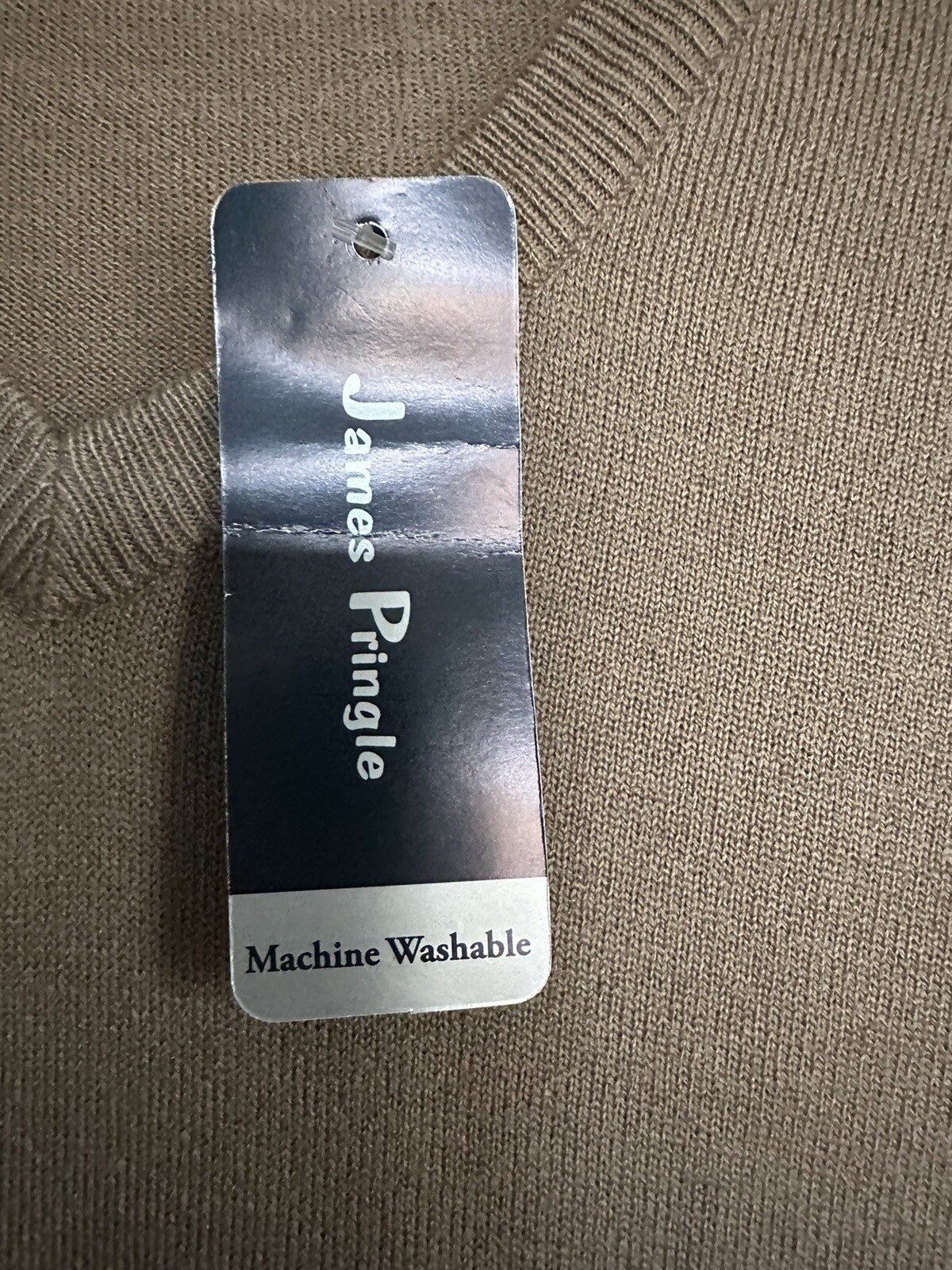 Lovely BNWT James Pringle Men’s XXL Khaki Green Sleeveless Top In VGC