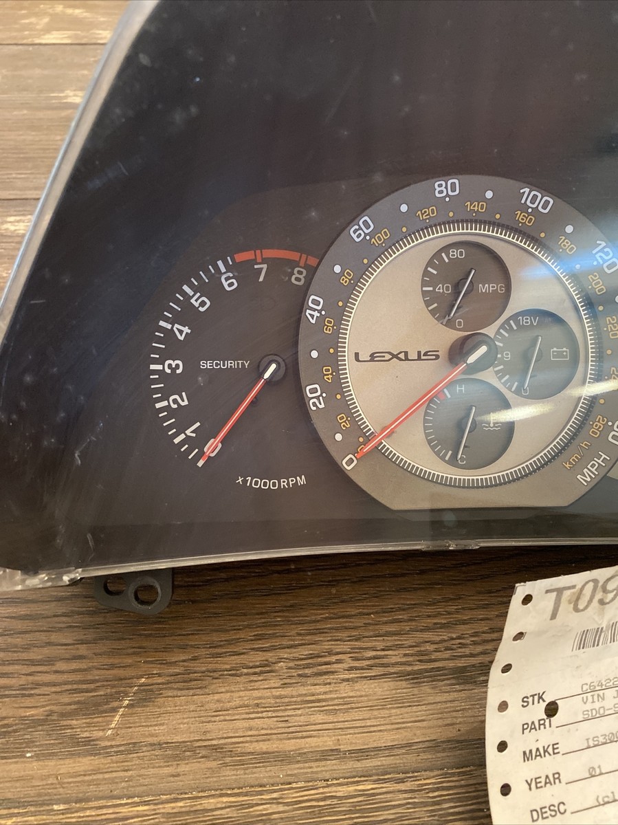 2001 05 Lexus IS300 speedometer gauge cluster panel 83800-53220