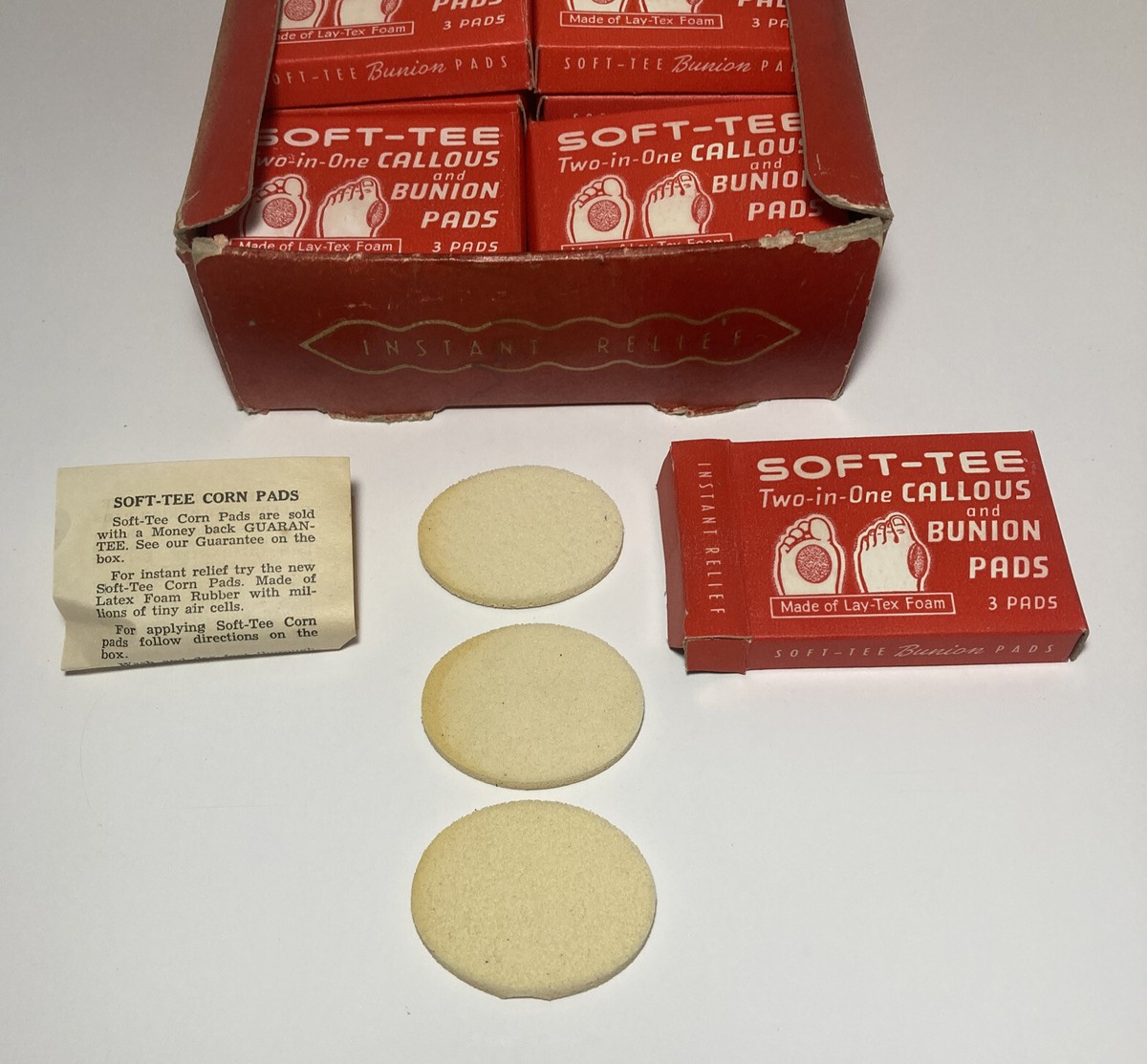 Vintage General Store Countertop Display Soft-Tee Foot Feet Corn 