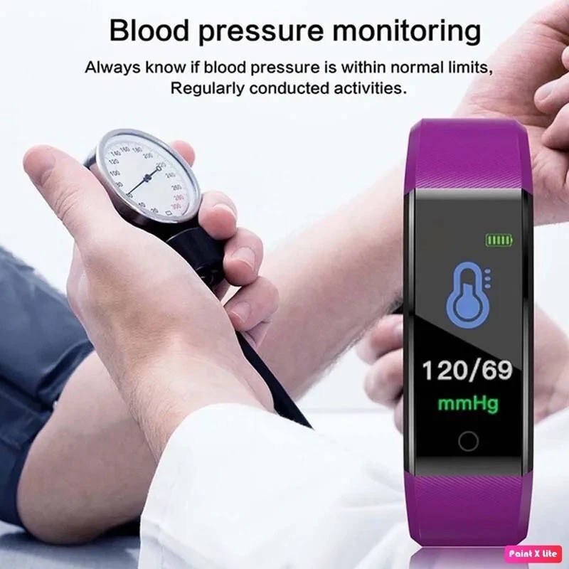 Generic Smartwatches FD68 Y56 Smart Sports Watch Heart Rate Monitor Blood Pressu - Image 4 of 4