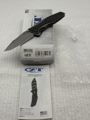 Zero Tolerance ZT 0393GLCF Rick Hinderer Design Folder New In Box