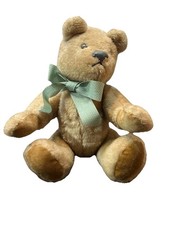 Vintage Teddy Bear 1960s Plush Plastic Eyes Rubber Nose 16 No Tags