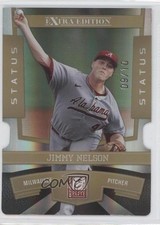 2010 Donruss Elite Extra Edition Status Gold Die-Cut 9/10 Jimmy Nelson #41 0az