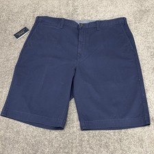 Polo Ralph Lauren Shorts Mens 42T TALL Navy Blue Classic Fit Surplus Chino NEW