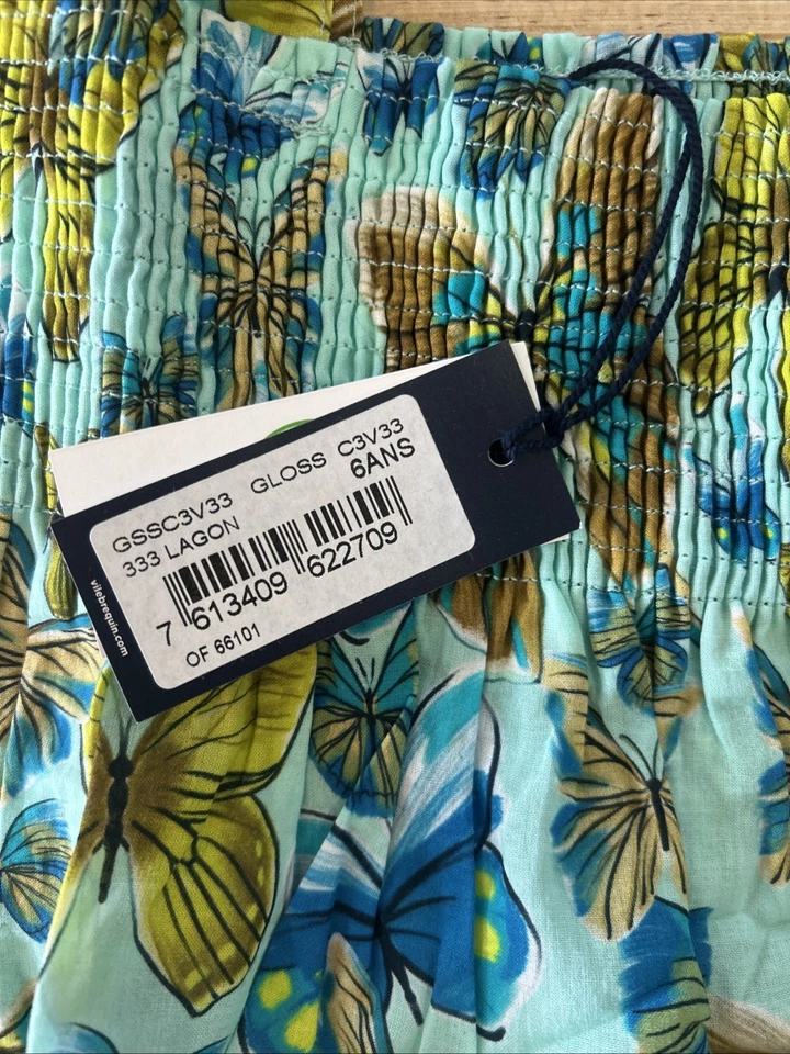 NEW WITH TAGS VILEBREQUIN 100 % Cotton Swim Suit Cover Up DRESS - Size 6 ANS - Image 3 of 4