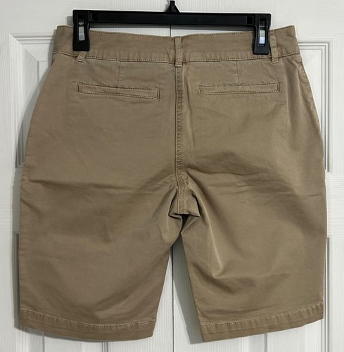 NWOT Tommy Bahama Shorts Women’s Size 2 Sail La Vie Twill Bermuda Chino Khaki - Picture 4 of 16
